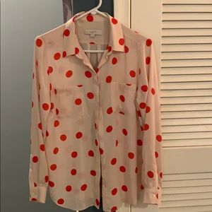 Loft pokadot blouse